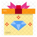 다이아몬드 선물  아이콘