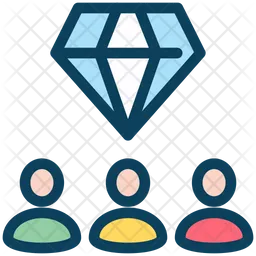 Diamond Group  Icon
