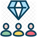 Diamond Group  Icon