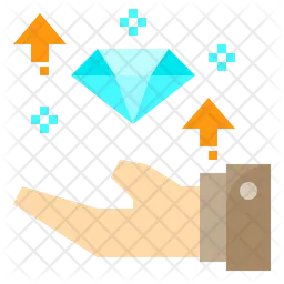 Diamond Growth  Icon