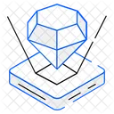 Diamond Hologram  Icon