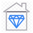 Diamond House Home Icon