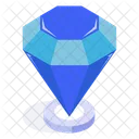 Gemstone Diamond Crystal Icon