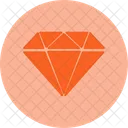 Diamond Neon Signs Gemstone Icon