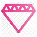 Diamond Gem Stone Jewelry Icon