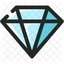 Diamond Colored Icon Icon