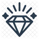 Diamond Gemstone Treasure Icon