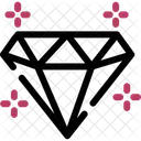 Diamond Gemstone Precious Icon