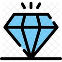 Diamond Gemstone Precious Sparkle Jewelry Carat Engagement Brilliance Gem Icon