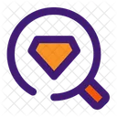 Diamond Gem Search Icon