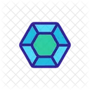 Diamonds Coral Aquatic Icon