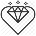 Diamond Heart Jewelry Icon