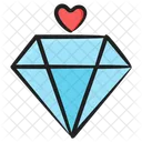 Diamond Crystal Carbon Alloy Icon