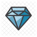 Diamond Crystal Gemstone Icon