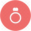 Diamond Ring Heart Icon