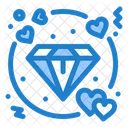 Diamond Heart Wedding Icon