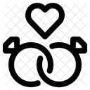 Romance Diamond Love Icon