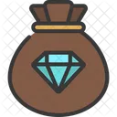 Diamond Bag Money Icon