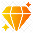 Diamond Glamour Wealth Icon