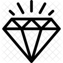 Diamond Brilliant Gem Icon