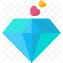 Diamond Stone Heart Icon