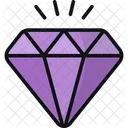 Diamond Gemstone Jewelry Icon