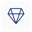 Diamond Jewelry Gem Icon
