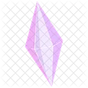 Diamond lilac crystal  Icon