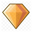 Diamond orange  Icon