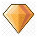 Diamond Orange Game Item Icon