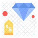 Diamond Price Diamond Finance Icon