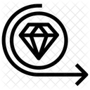 Diamond Ranking  Icon