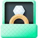 Diamond Ring Ring Wedding Ring Icon