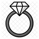 다이아몬드 반지  아이콘