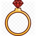 Diamond Ring Ring Wedding Ring Icon