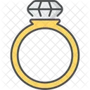 Diamond Ring Diamond Proposal Icon