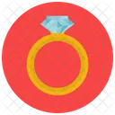 Diamond Ring Engagement Icon