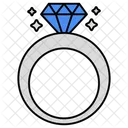 Diamond Ring Ringlet Jewel Icon