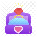 Diamond Ring Propose Engagement Icon