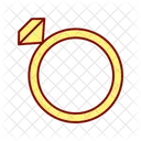 Diamond Ring Ring Love Ring Icon