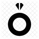 Ring Diamond Engagement Icon