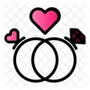 Love Ring Diamond Icon