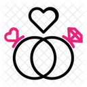 Love Ring Diamond Icon