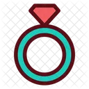 Diamond Ring Jewel Icon