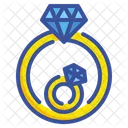 Diamond Ring Ring Jewelry Icon