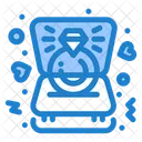 Diamond Ring Heart Ring Icon