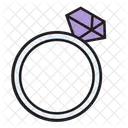Ring Diamond Crystal Icon