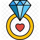 Diamond Ring Ring Wedding Ring Icon