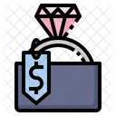 Diamond Ring Wedding Ring Love And Romance Icon