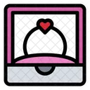 Diamond Ring Love Marriage Icon